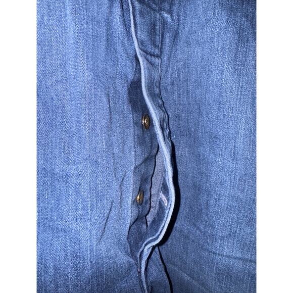 Vintage Big Mac Bib Overalls Men Medium Denim Square Bak Workwear USA Distressed - Picture 13 of 13